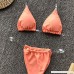 Alangbudu Women's Sexy Halter Neck Transparent Straps Triangle Bikini Sets Swimsuit High Cut Thong Bottom Pink B07Q1J9RK4